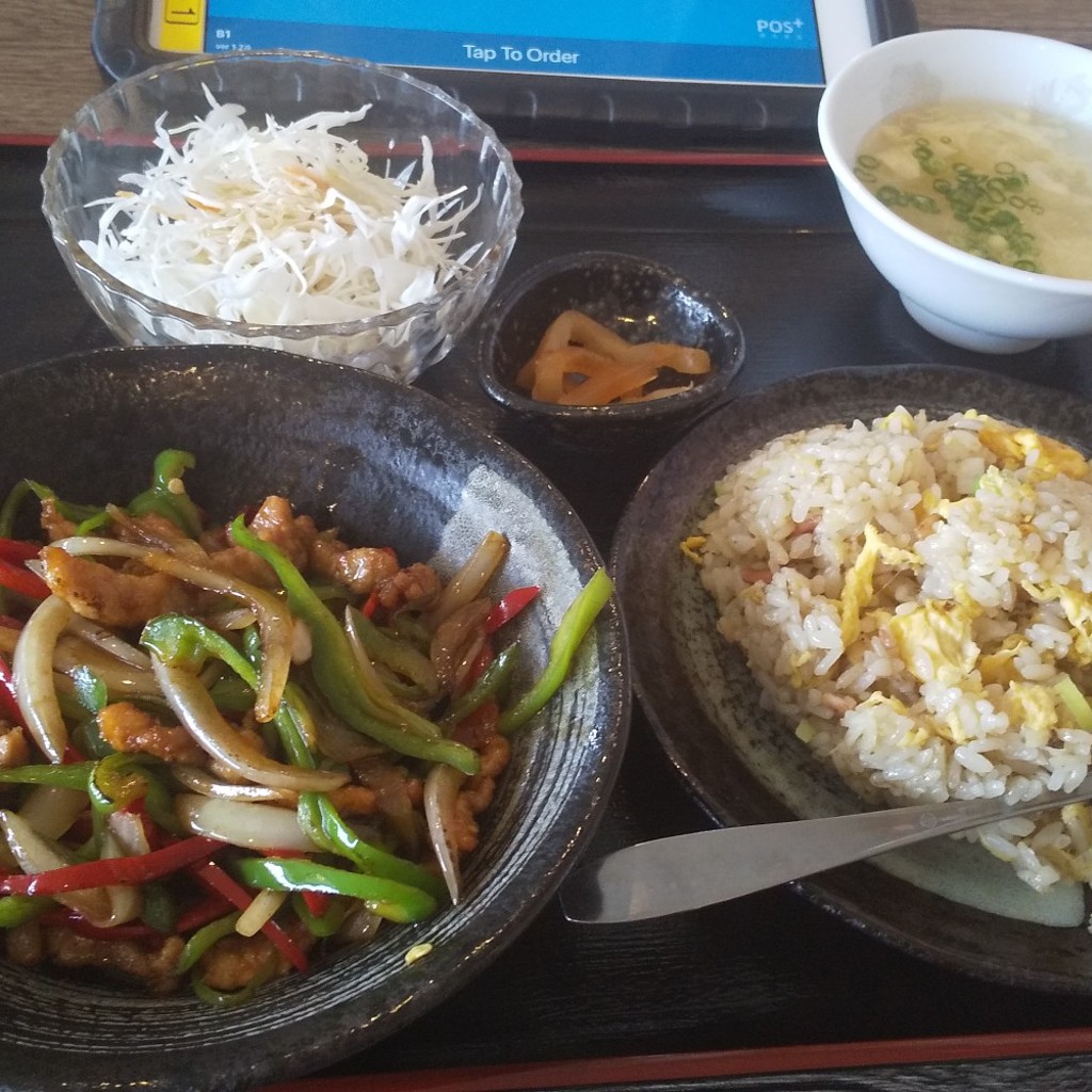 ユーザーが投稿したチンジョーロース定食の写真 - 実際訪問したユーザーが直接撮影して投稿した弁城中華料理中華ダイニング 桂華の写真