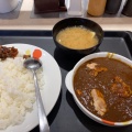 ごろごろチキンカレー - 実際訪問したユーザーが直接撮影して投稿した四谷牛丼松屋 浦和田島通店の写真のメニュー情報