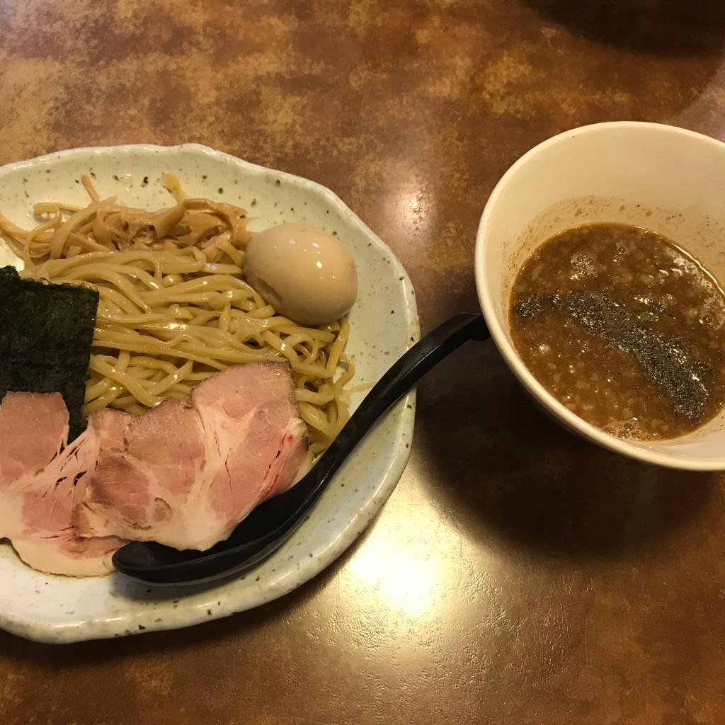 ユーザーが投稿した味玉つけ麺の写真 - 実際訪問したユーザーが直接撮影して投稿した日吉本町ラーメン / つけ麺濃厚煮干しそば 麺匠 濱星 日吉店の写真