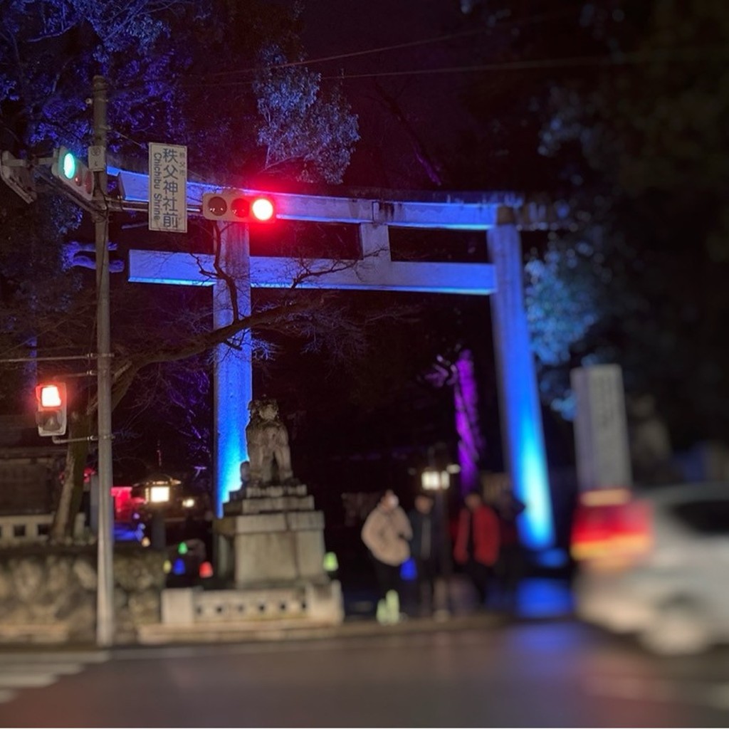 実際訪問したユーザーが直接撮影して投稿した番場町歴史的建造物秩父神社 大鳥居の写真
