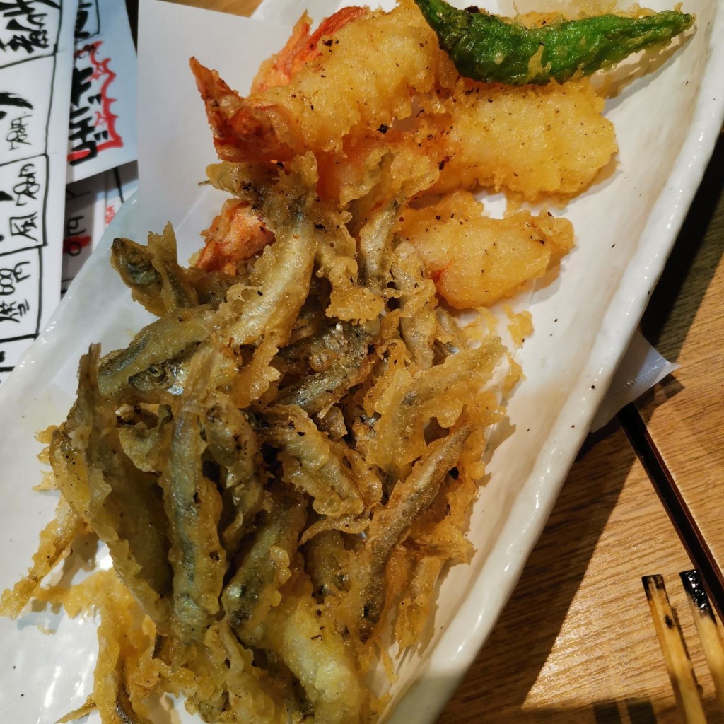 ユーザーが投稿した天ぷら盛りの写真 - 実際訪問したユーザーが直接撮影して投稿した千駄ヶ谷寿司鮨のだり半 南口の写真