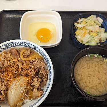 実際訪問したユーザーが直接撮影して投稿した羽所町牛丼吉野家 津駅チャム店の写真