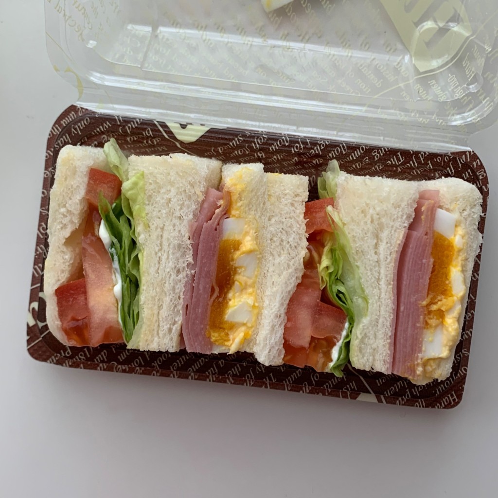 ユーザーが投稿した3 サンドイッチセットの写真 - 実際訪問したユーザーが直接撮影して投稿した小杉町ベーカリーVIE DE FRANCE Cafe 武蔵小杉店の写真