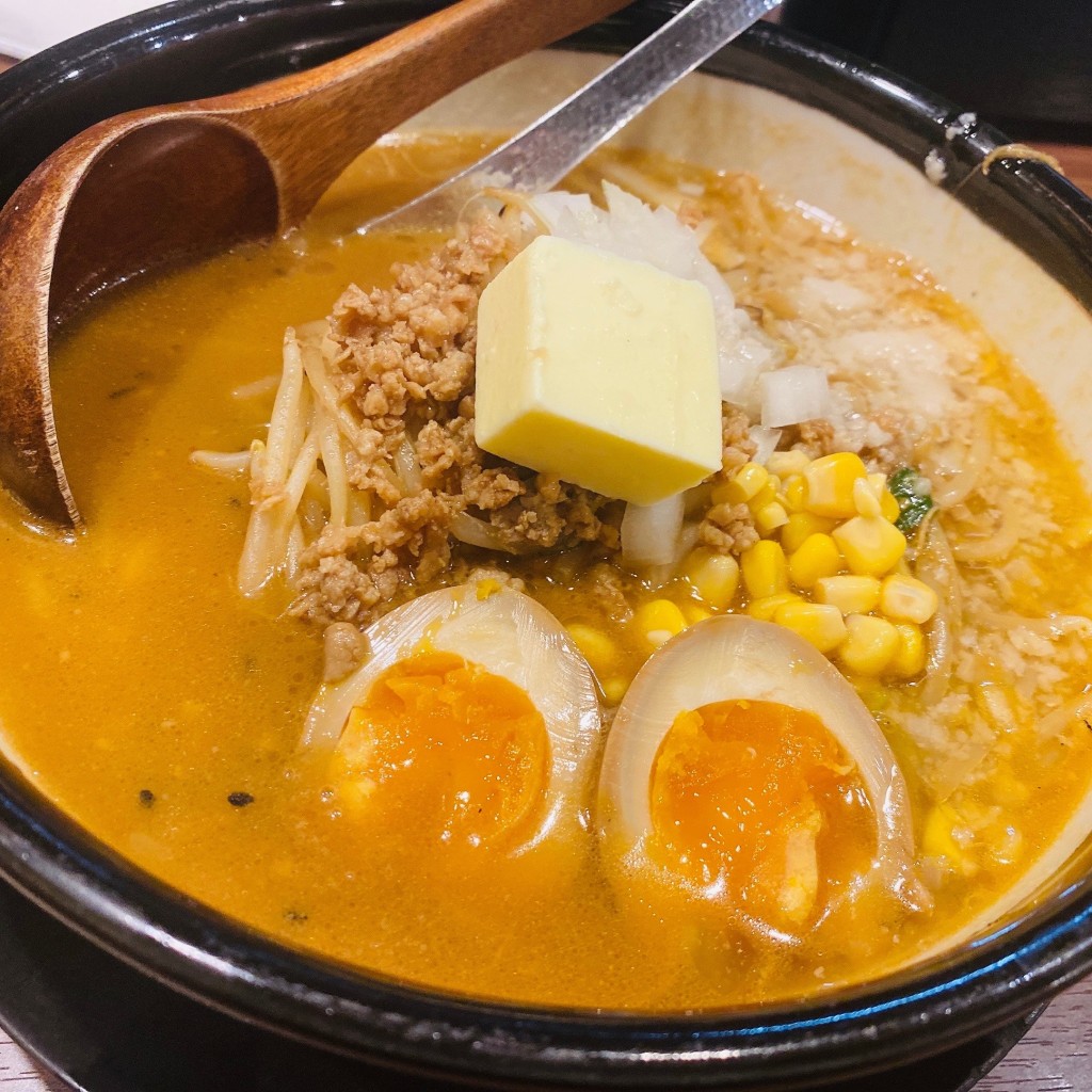 おもひでぽろぽろさんが投稿した新曽ラーメン専門店のお店味噌ラーメン専門店 日月堂 ビーンズ戸田店/ミソラーメンセンモンテン ニチゲツドウ ビーンズトダテンの写真