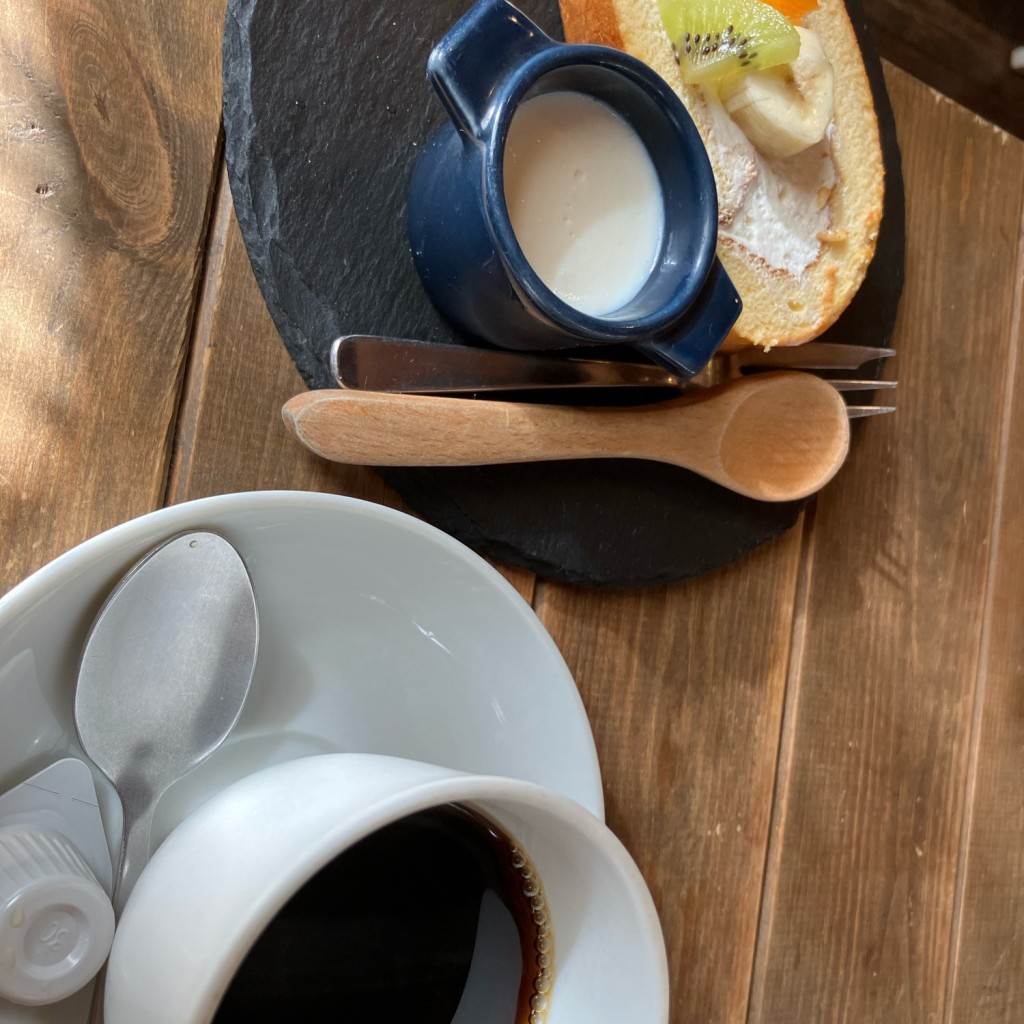 ユーザーが投稿したブレンドコーヒーの写真 - 実際訪問したユーザーが直接撮影して投稿した木田カフェアンドウッドカフェの写真