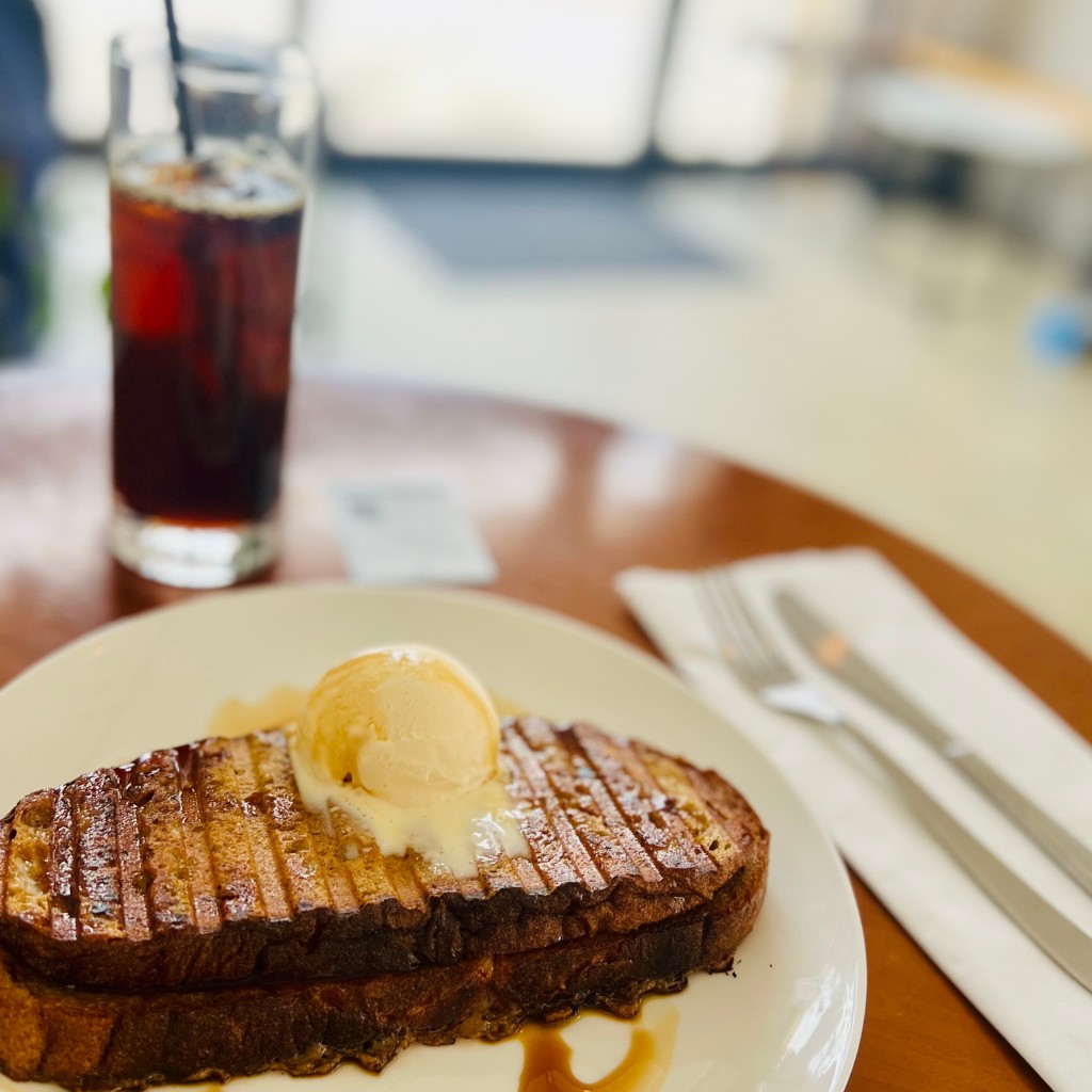 ユーザーが投稿したエスプレッソフレンチトーストの写真 - 実際訪問したユーザーが直接撮影して投稿した相生町カフェコーヒーアップの写真