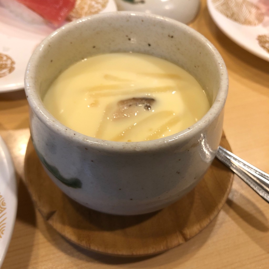 ユーザーが投稿した茶碗蒸しの写真 - 実際訪問したユーザーが直接撮影して投稿した京町回転寿司京寿司 小倉店の写真