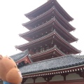実際訪問したユーザーが直接撮影して投稿した浅草歴史的建造物浅草寺 五重塔の写真