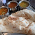 3種類のカレーランチ - 実際訪問したユーザーが直接撮影して投稿した東品川インド料理サベラ ティッカ ビリヤニの写真のメニュー情報