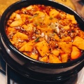 麻婆豆腐 - 実際訪問したユーザーが直接撮影して投稿した浜松町中華料理中国料理 東海園の写真のメニュー情報