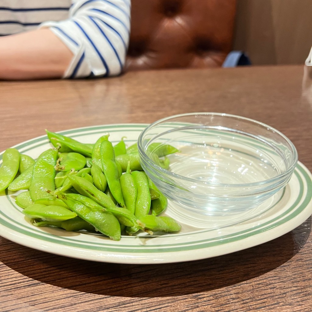 ユーザーが投稿した茶豆の写真 - 実際訪問したユーザーが直接撮影して投稿した錦町カフェレイルウェイクラブ大宮店の写真