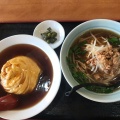 ラーメン天津飯セット - 実際訪問したユーザーが直接撮影して投稿した竜南台湾料理台湾料理盛興順の写真のメニュー情報