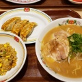 餃子の王将ラーメンセット - 実際訪問したユーザーが直接撮影して投稿した栄町餃子餃子の王将 県道377号吉川栄店の写真のメニュー情報