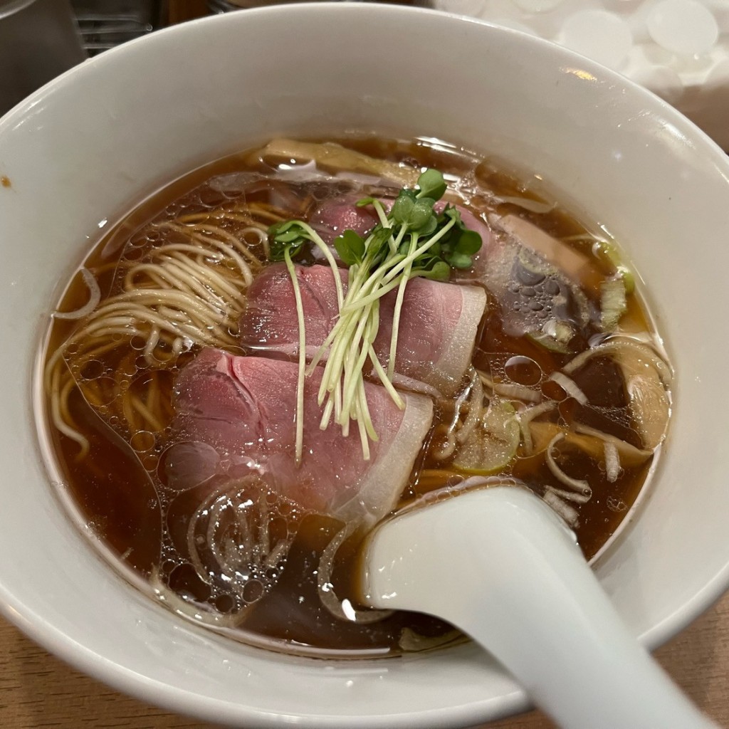 ユーザーが投稿した中華そばの写真 - 実際訪問したユーザーが直接撮影して投稿した西新宿ラーメン / つけ麺中華そば 流川の写真