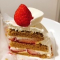 苺のショートケーキ(黒糖) - 実際訪問したユーザーが直接撮影して投稿した石田スイーツピネード 伊勢原店の写真のメニュー情報