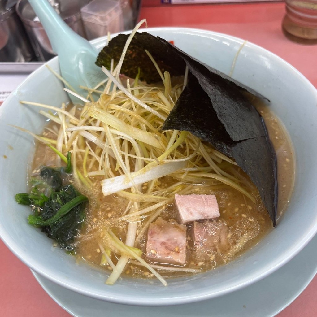 ユーザーが投稿した味噌ネギラーメンの写真 - 実際訪問したユーザーが直接撮影して投稿したウイング土屋ラーメン専門店ラーメン山岡家 成田店の写真