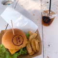 ハンバーガー - 実際訪問したユーザーが直接撮影して投稿した下山門野カフェストップバイの写真のメニュー情報
