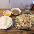 実際訪問したユーザーが直接撮影して投稿した赤坂定食屋肉野菜炒め ベジー太の写真