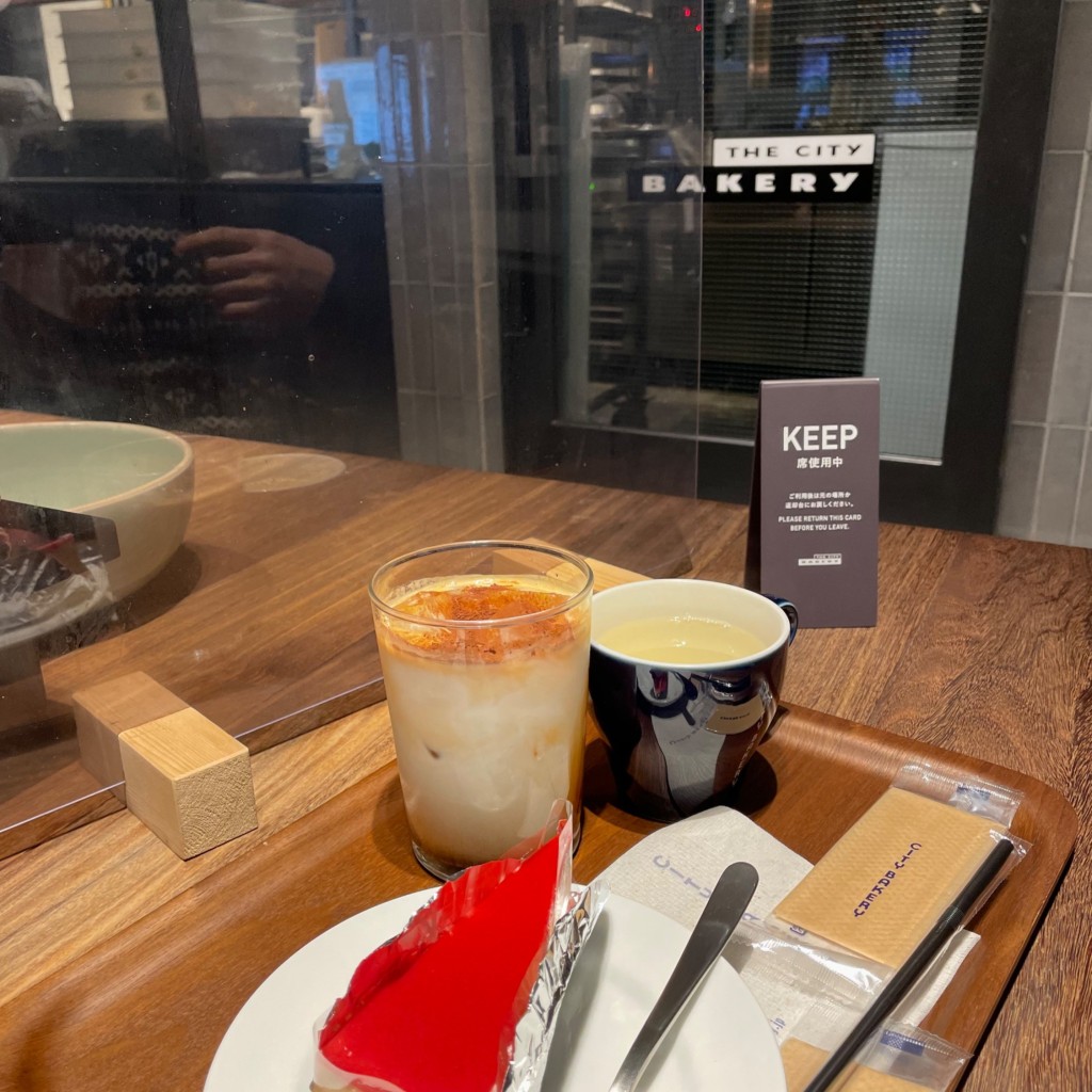 ユーザーが投稿したラズベリーピーナッツレアチーズの写真 - 実際訪問したユーザーが直接撮影して投稿した銀座カフェシティベーカリー 銀座・東京の写真
