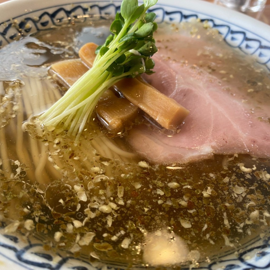 ユーザーが投稿した山椒の塩ラーメンの写真 - 実際訪問したユーザーが直接撮影して投稿した四十日ラーメン / つけ麺麺処 清水の写真