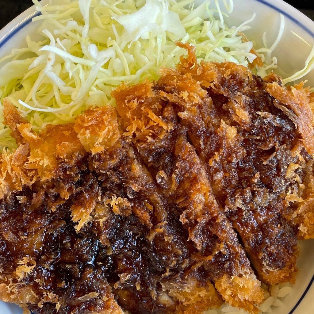 ユーザーが投稿したソースカツ丼(梅)の写真 - 実際訪問したユーザーが直接撮影して投稿した大和田町とんかつかつや 八王子大和田店の写真