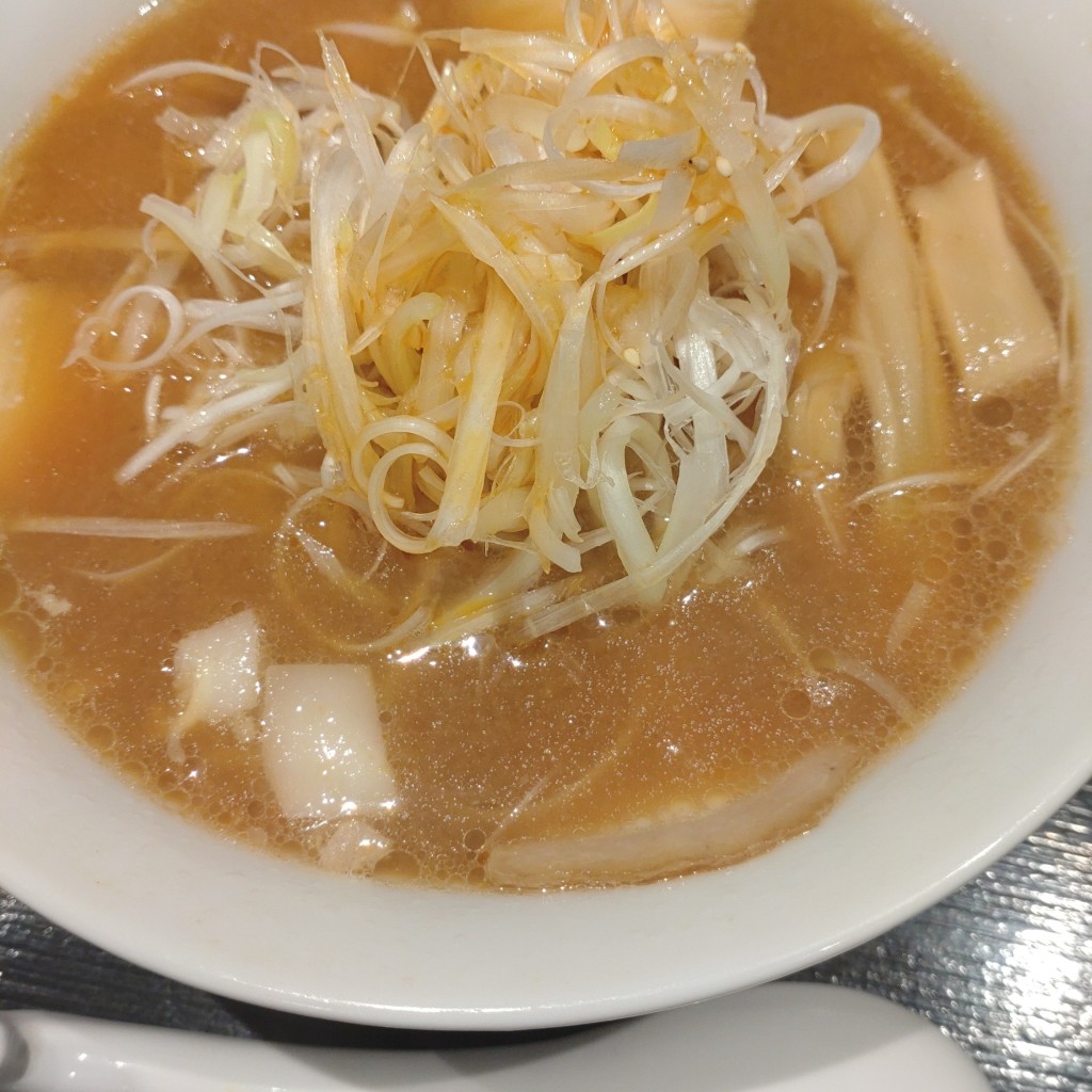 ユーザーが投稿したねぎラーメンの写真 - 実際訪問したユーザーが直接撮影して投稿した本町ラーメン専門店喜多方ラーメン坂内  上尾店の写真