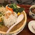 野菜と焼豚ビーフンつけ麺 - 実際訪問したユーザーが直接撮影して投稿した吉祥寺南町ベトナム料理ベトナム料理専門店WICH PHO 吉祥寺店の写真のメニュー情報