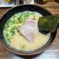 (博多ラーメン+キムチチャーハン)ん 博ネギラーメン - 実際訪問したユーザーが直接撮影して投稿した猿江ラーメン専門店長浜やの写真のメニュー情報