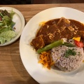 チキンカレー - 実際訪問したユーザーが直接撮影して投稿した今市町カフェビストロ&カフェ あんの写真のメニュー情報