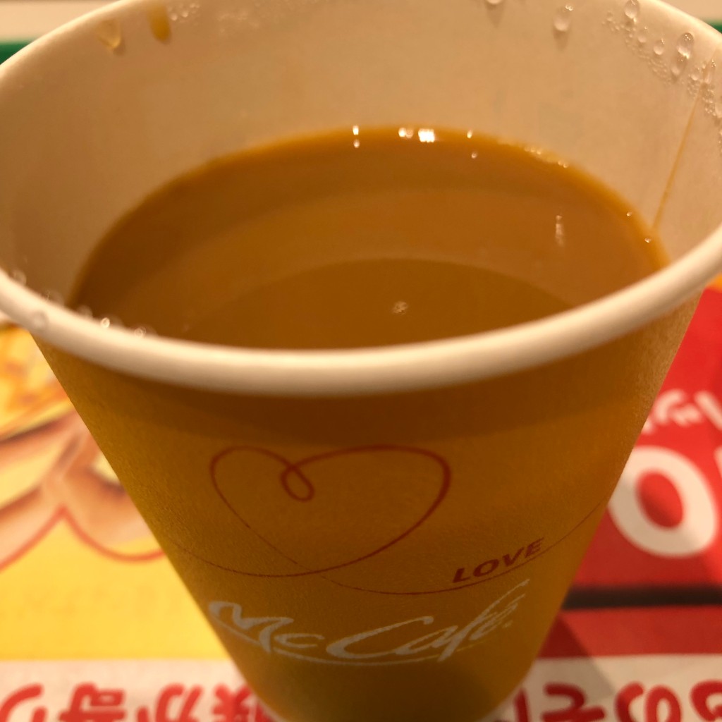 ユーザーが投稿したプレミアムローストコーヒーの写真 - 実際訪問したユーザーが直接撮影して投稿した北口町ファーストフードマクドナルド 西宮アクタ店の写真