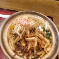 白えびかき揚げ鍋焼きうどん - 実際訪問したユーザーが直接撮影して投稿した東岩瀬町定食屋食堂 天保の写真のメニュー情報