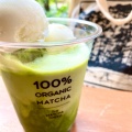 抹茶ラテ - 実際訪問したユーザーが直接撮影して投稿した神宮前カフェTHE MATCHA TOKYO OMOTESANDOの写真のメニュー情報