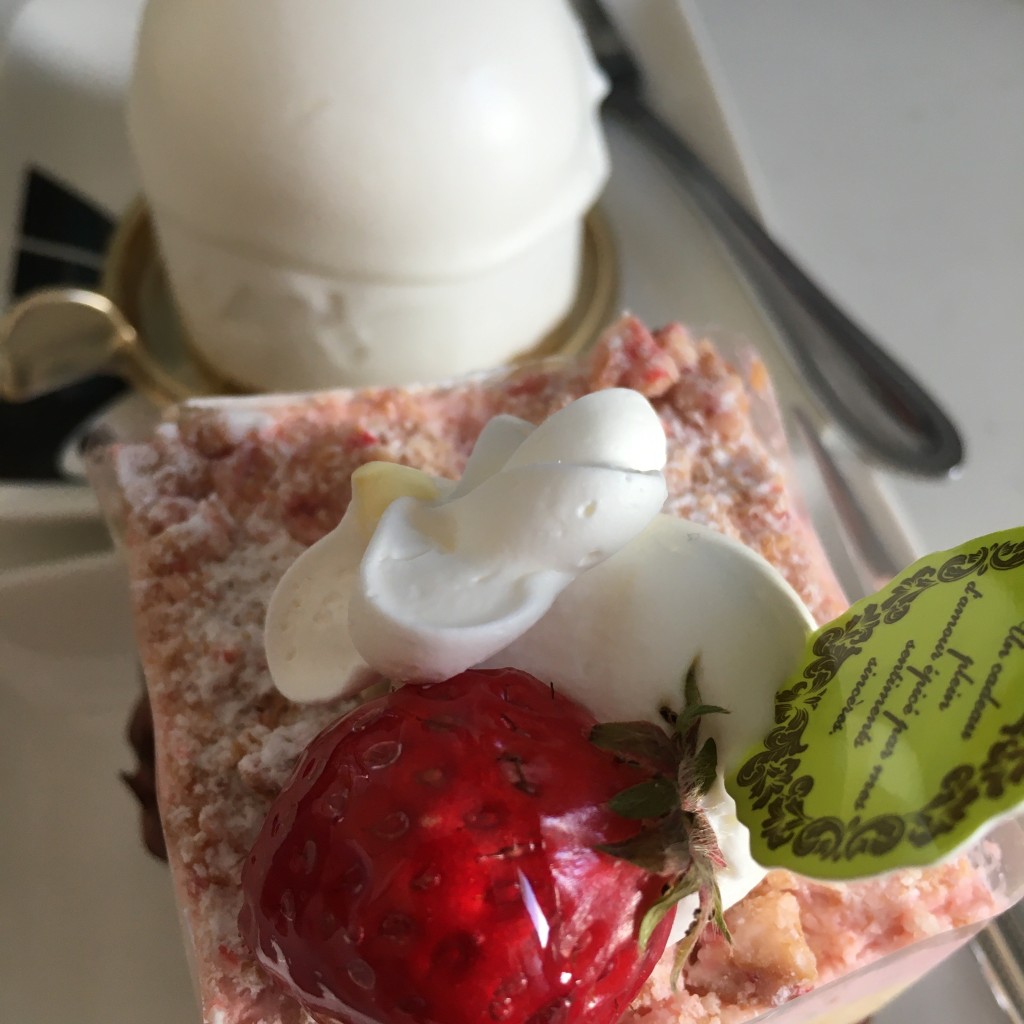 ユーザーが投稿したイチゴのレアチーズの写真 - 実際訪問したユーザーが直接撮影して投稿した小牧ケーキ手作りケーキの店 タルトの写真
