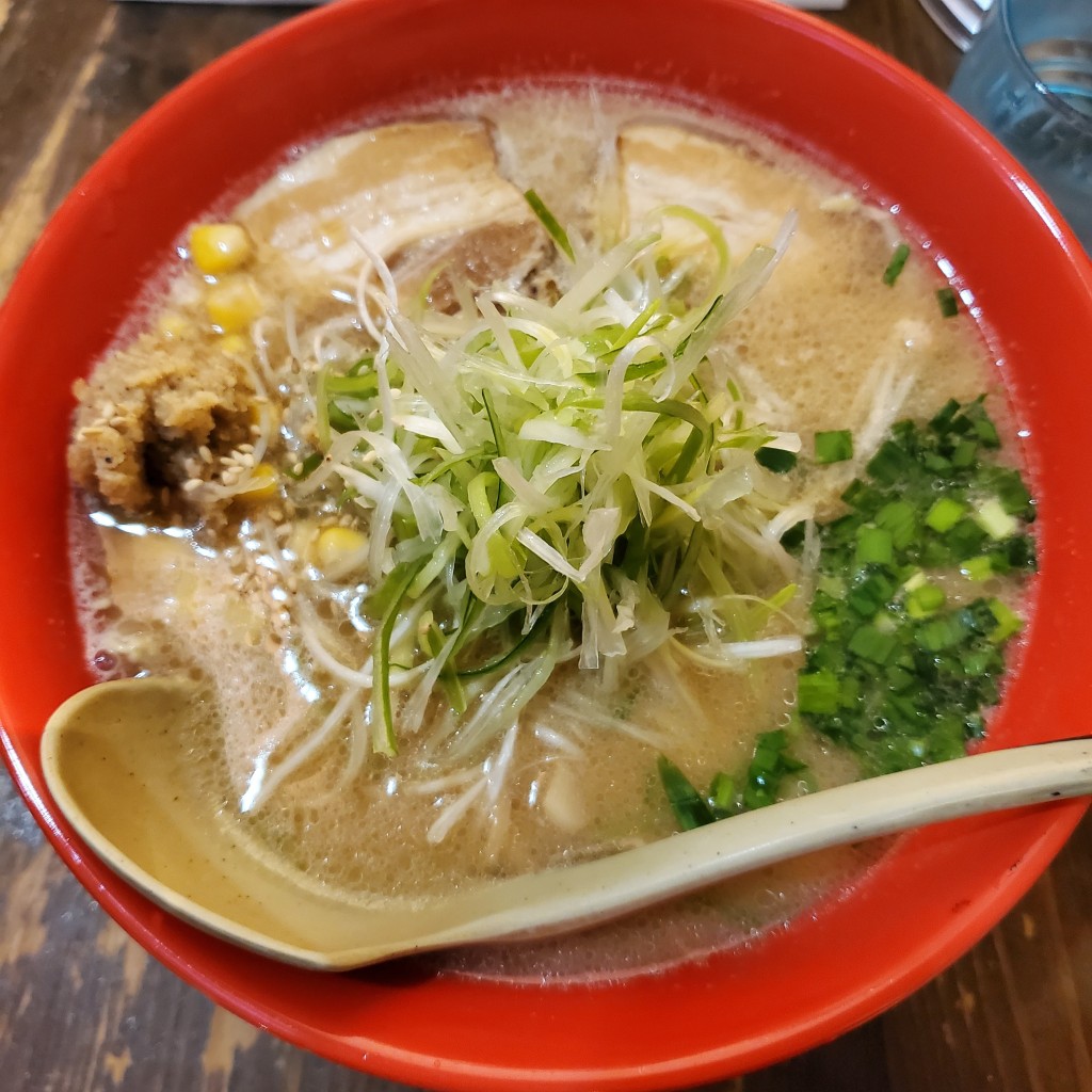 ユーザーが投稿した味噌とんこつラーメンの写真 - 実際訪問したユーザーが直接撮影して投稿した元木ラーメン / つけ麺次元の写真