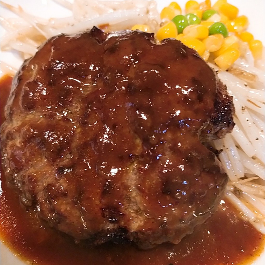 ユーザーが投稿したハンバーグの写真 - 実際訪問したユーザーが直接撮影して投稿した亀戸ステーキ鉄板焼 ステーキ  Kobaの写真
