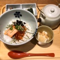 焼き鮭といくらの親子 - 実際訪問したユーザーが直接撮影して投稿した日本橋和食 / 日本料理だし茶漬け えん 日本橋COREDO店の写真のメニュー情報