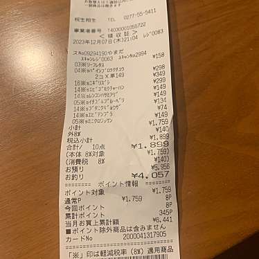 ピノ 桐生相生店のundefinedに実際訪問訪問したユーザーunknownさんが新しく投稿した新着口コミの写真