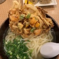 野菜のかき揚げうどん - 実際訪問したユーザーが直接撮影して投稿した東合川うどんゆう助うどんの写真のメニュー情報