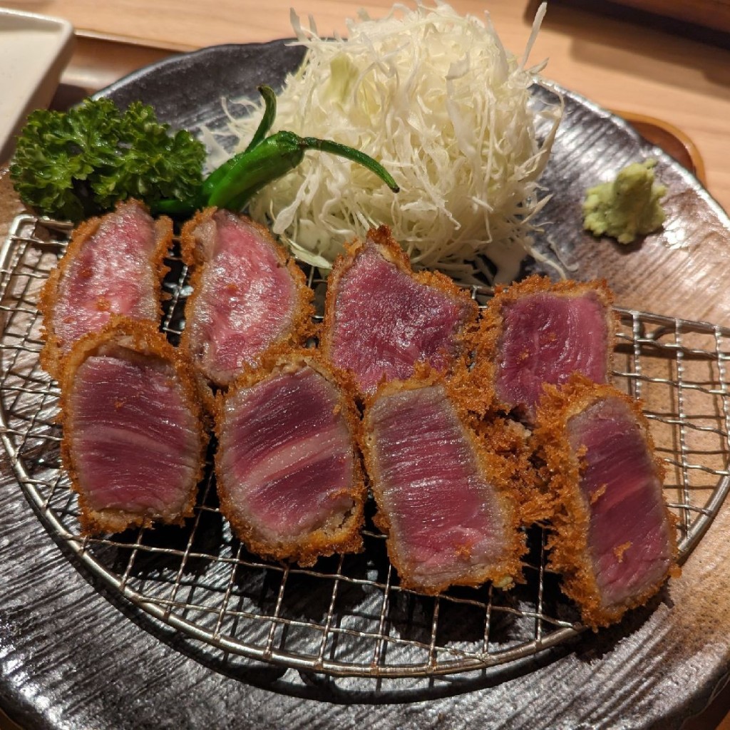 ユーザーが投稿したタン8定食の写真 - 実際訪問したユーザーが直接撮影して投稿した南幸肉料理牛かつもと村 横浜ジョイナス店の写真