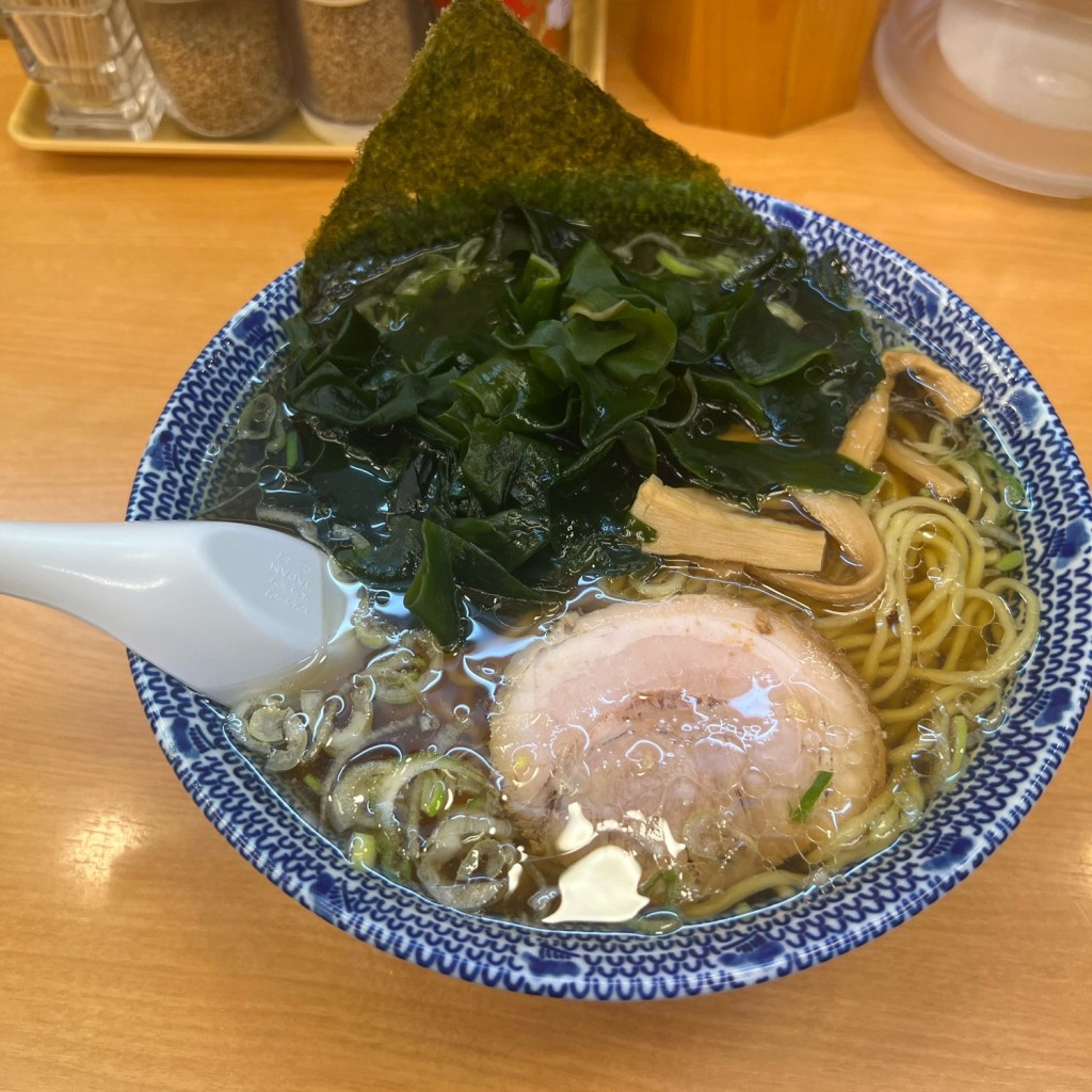 ユーザーが投稿したわかめラーメンの写真 - 実際訪問したユーザーが直接撮影して投稿した銀座西ラーメン / つけ麺銀座 大勝軒の写真