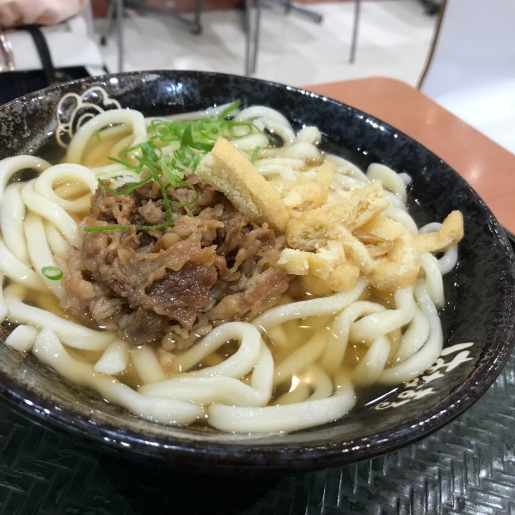 ユーザーが投稿した牛肉うどんの写真 - 実際訪問したユーザーが直接撮影して投稿した北砂うどんはなまるうどん アリオ北砂店の写真