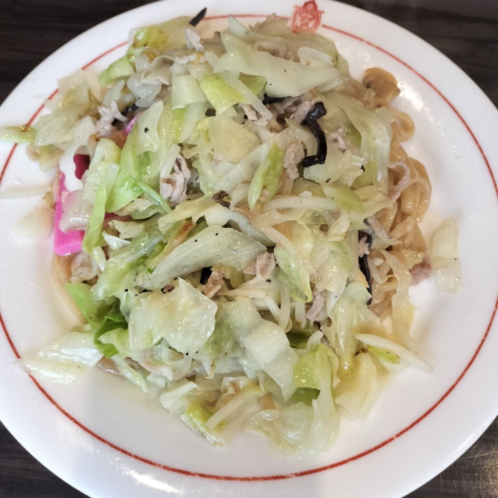 ユーザーが投稿した皿うどん太麺の写真 - 実際訪問したユーザーが直接撮影して投稿した平野町中華料理中華菜館 宝来軒の写真