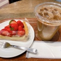 苺のタルト - 実際訪問したユーザーが直接撮影して投稿した新丸子東カフェDelices tarte&cafe グランツリー武蔵小杉店の写真のメニュー情報