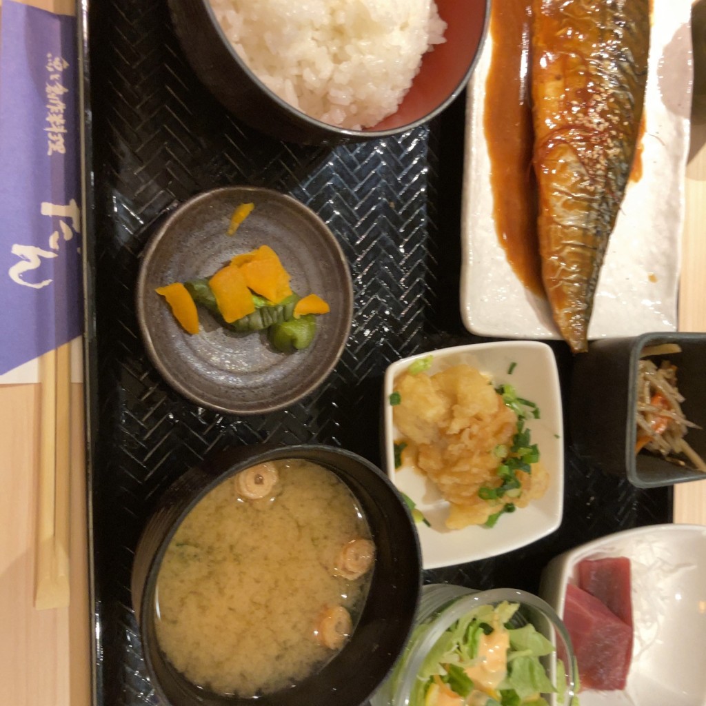 ユーザーが投稿した日替わり御膳の写真 - 実際訪問したユーザーが直接撮影して投稿した芝魚介 / 海鮮料理魚と創作料理 だん 三田店の写真