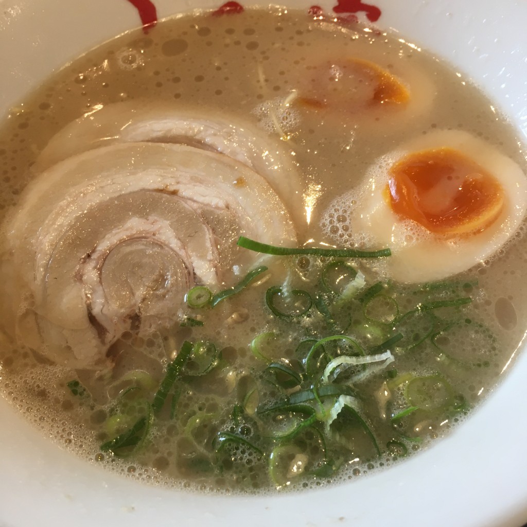 ユーザーが投稿したラーメン味たまごプラスの写真 - 実際訪問したユーザーが直接撮影して投稿した東合川ラーメン / つけ麺久留米ラーメンふくの家 久留米本店の写真