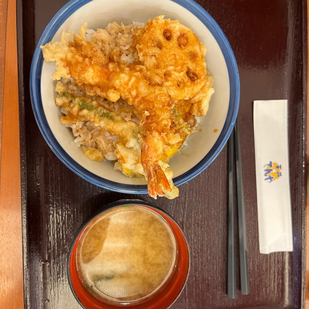 ユーザーが投稿した天丼 交換 +れんこんの写真 - 実際訪問したユーザーが直接撮影して投稿した新小岩天丼天丼てんや 新小岩店の写真