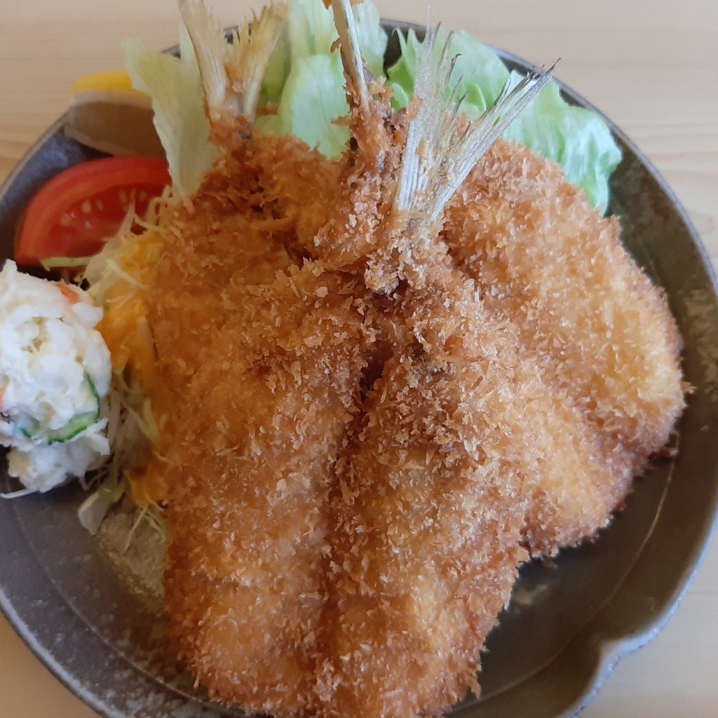 ユーザーが投稿したアジフライの写真 - 実際訪問したユーザーが直接撮影して投稿した御前崎魚介 / 海鮮料理海鮮料理 みはるの写真