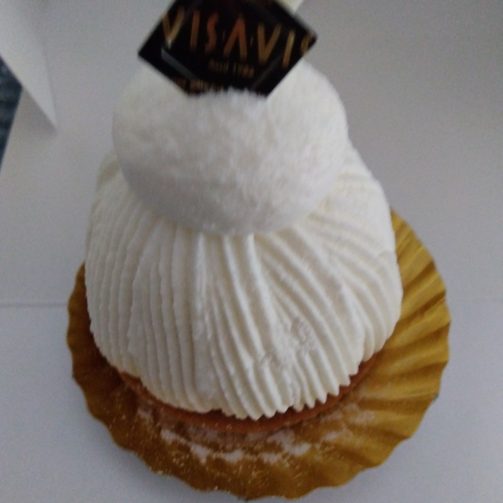 ユーザーが投稿した白いモンブランの写真 - 実際訪問したユーザーが直接撮影して投稿した塚原台洋食ヴィザヴィ 春日店の写真