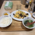 きくらげ玉子定食 - 実際訪問したユーザーが直接撮影して投稿した永山中華料理れんげ食堂 Toshu 京王永山店の写真のメニュー情報