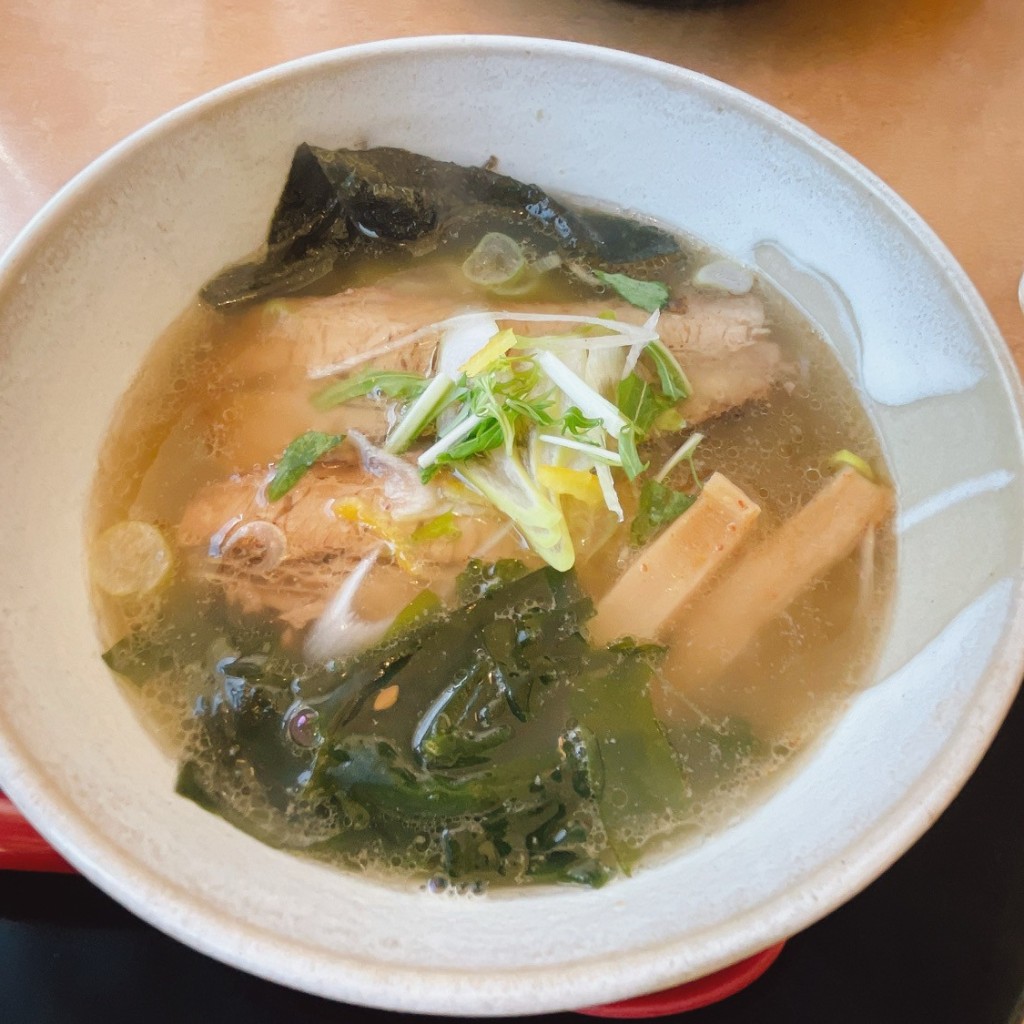 ユーザーが投稿した塩ラーメンの写真 - 実際訪問したユーザーが直接撮影して投稿した七井中央餃子てっぺん家の写真